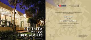 Inauguración de la QUINTA DE LOS LIBERTADORES en el Museo Nacional de Pueblo Libre