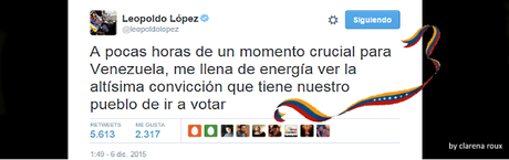 Mensaje triunfal de Leopoldo López