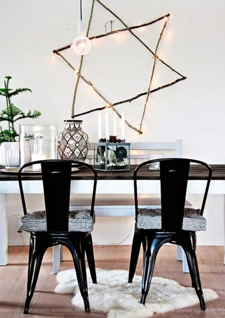 luces de navidad luces blancas cadenas guirnaldas guirnaldas de navidad estilo nórdico escandinavo estilismo navidad nordico el corte ingles luces navidad decoración nordica navidad decoración en blanco blog decoración nórdica 