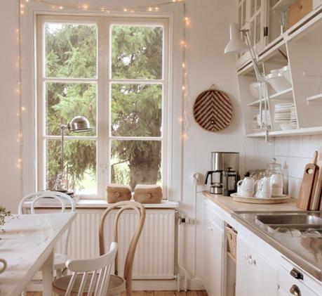 luces de navidad luces blancas cadenas guirnaldas guirnaldas de navidad estilo nórdico escandinavo estilismo navidad nordico el corte ingles luces navidad decoración nordica navidad decoración en blanco blog decoración nórdica 