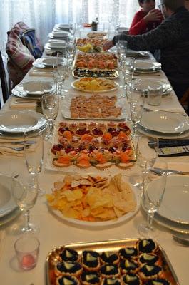 Tartaletas, volovanes y canapés varios