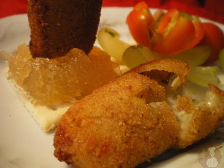 Croquetas de Gorgonzola con cabello de ángel