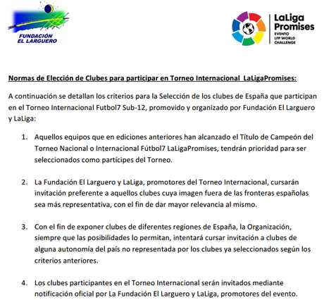 Torneo Liga Promises (Fundación Larguero) cambia valores deportivos intereses mediáticos 