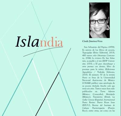 Tres poemas de Islandia, Cindy Jiménez-Vera
