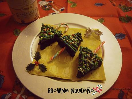 BROWNIE NAVIDEÑO