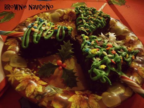 BROWNIE NAVIDEÑO