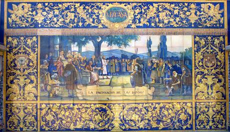 Los bancos de la Plaza de España (54): Vizcaya.