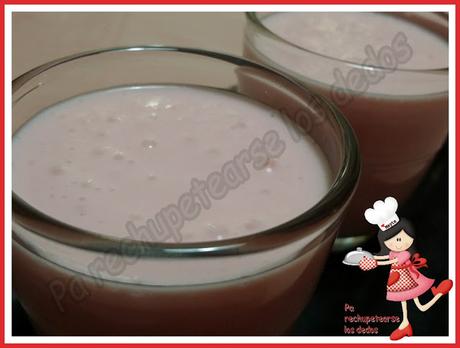 * Petit suisse de fresa (thermomix)