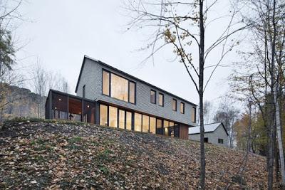 Casa Simple y Contemporanea en Quebec