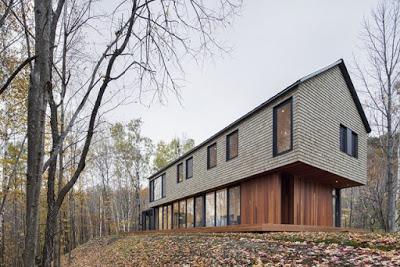 Casa Simple y Contemporanea en Quebec