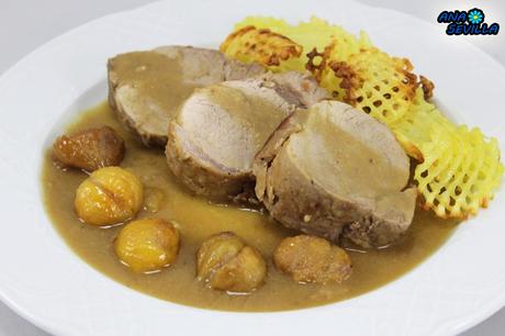 Solomillo en salsa de castañas olla GM