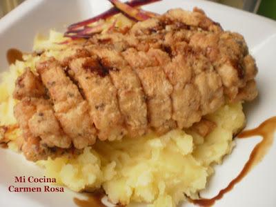 LUBINA FRITA A LA PIMIENTA (RECETA DEL GENIAL CHEF MALAGUEÑO DANI GARCIA)