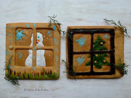 Galletas Ventanas de Navidad