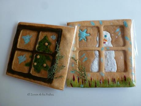 Galletas Ventanas de Navidad