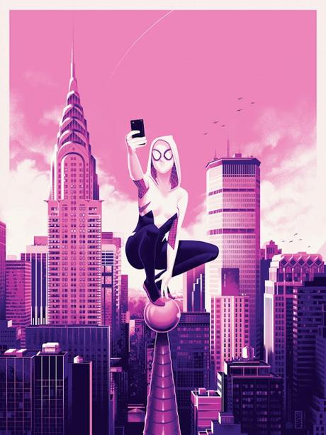 Un atractivo poster de Spider-Gwen