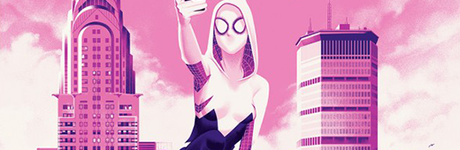 Un atractivo poster de Spider-Gwen