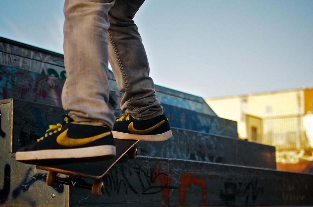 Nike Blazer y Vans Tony Alva. Old School sobre ruedas