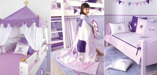 Dormitorio infantil de princesas