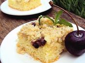 Crumble cake kiwi cereza