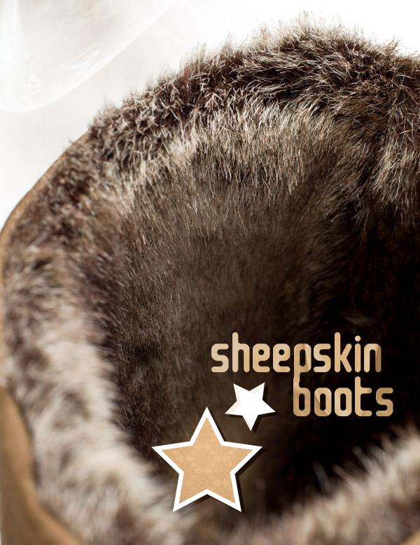 report trends... sheepskin boots