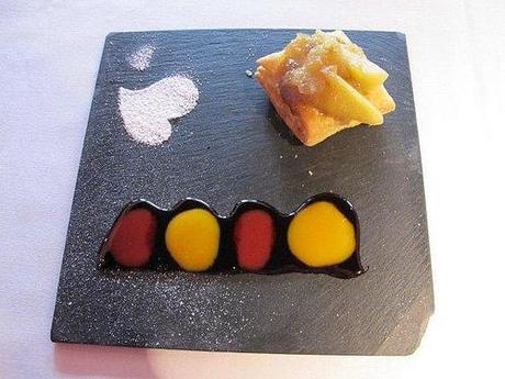 Delicioso postre del Restaurante Gift. Hotel Oscar. Madrid