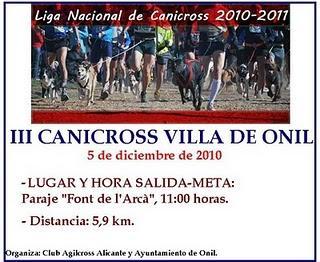 III Canicros Villa de Onil 2010 III Canicros Villa de Onil 2010