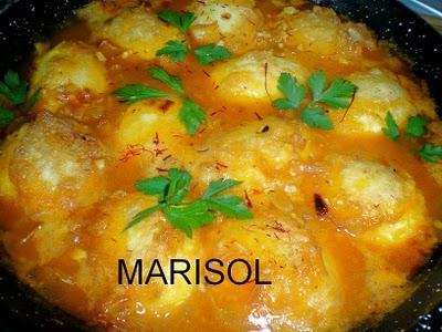 Huevos en salsa Huevos en salsa