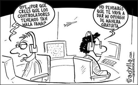 Controladores aéreos en España