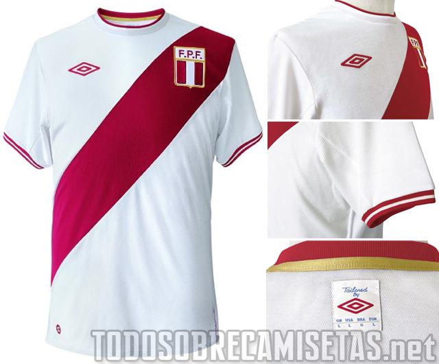 Nuevas camisetas Umbro de Perú 2011