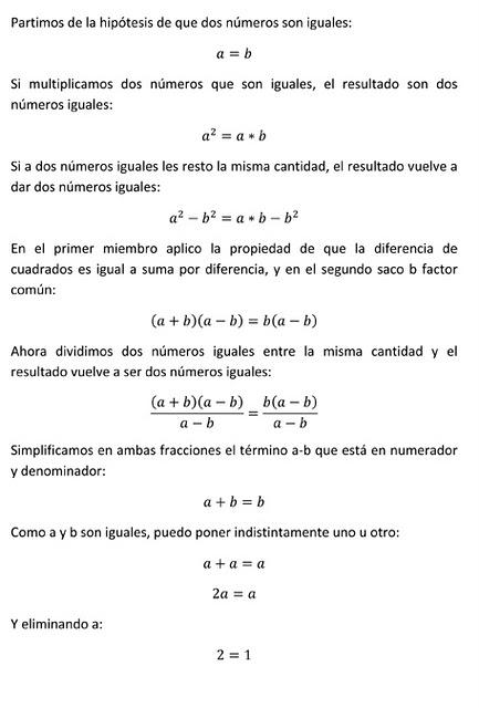 Jugando con las matemáticas