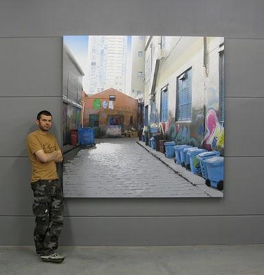 Arte urbano para colgar de la pared