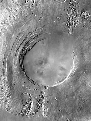 Olympus Mons es tan sólo una parte de un enorme megavolcán