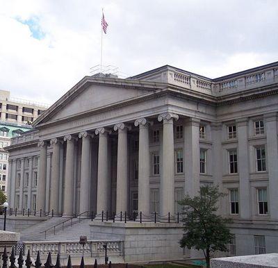 El Tesoro de EEUU vende letras a 6 meses a tasa maxima de 0,185%