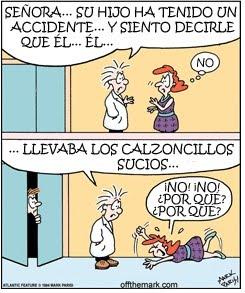 HUMOR casi INTELIGENTE. Hijo accidente