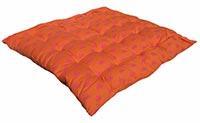 Om Padma Zen Zabuton - Floor Cushion - Orange &  Pink