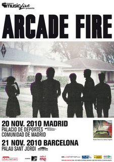 [Conciertos] The Arcade Fire, Palau Sant Jordi, Barcelona (21.11.2010)