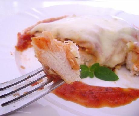 Milanesa Napolitana de Pollo Light