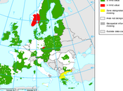 SO2: Mapa valor límite anual para protección ecosistemas (Europa, 2008)