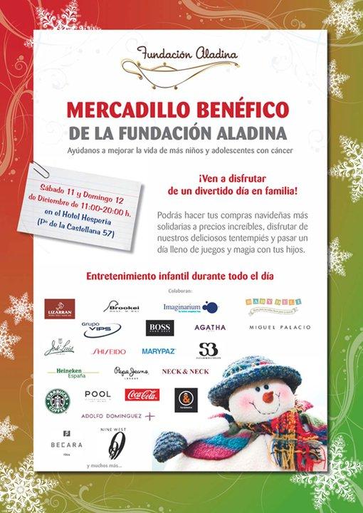 Hoy Domingo Senasacional Mercadillo de la Fundación Aladina. hasta las 20:00 hrs. Imagenes de la animada jornada de ayer.