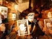 Vendetta manifestación favor Wikileaks