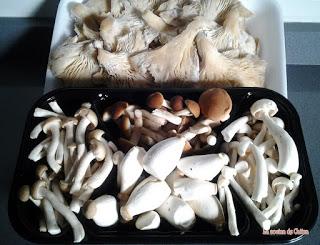 Crema de castañas y hongos