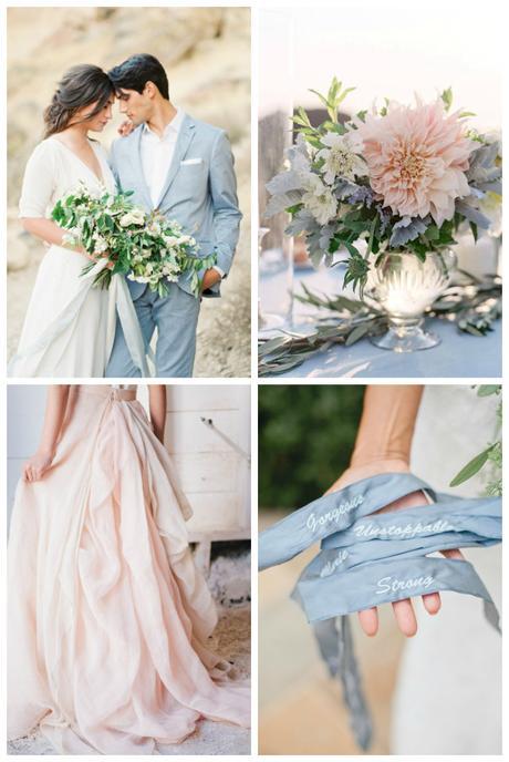 Pantone 2016 Rose Quartz Serenity Wedding 3