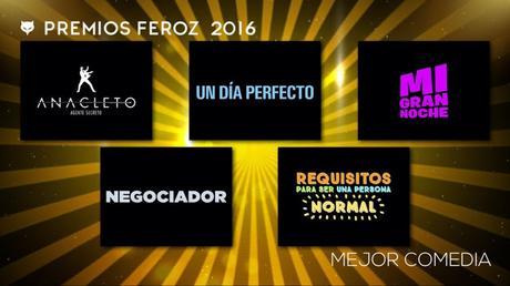 Nominaciones Premios Feroz 2016
