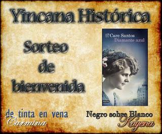 Sorteo bienvenida Yincana Historica. 2 Ejemplares Diamante Azul. Care Santos