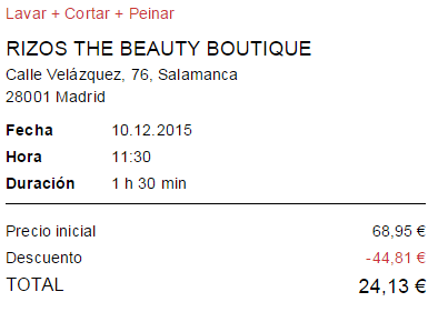 Chollo en BLISSBOOKER; 65% de descuento. Chollo en BLISSBOOKER; 65% de descuento.