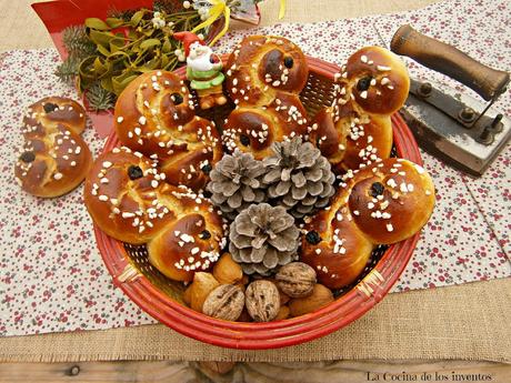 Lussekatter, Bollos de Santa Lucía