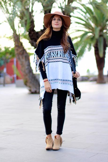 Fringes Ethnic Poncho