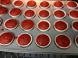 MINI CUPCAKES DE RED VELVET