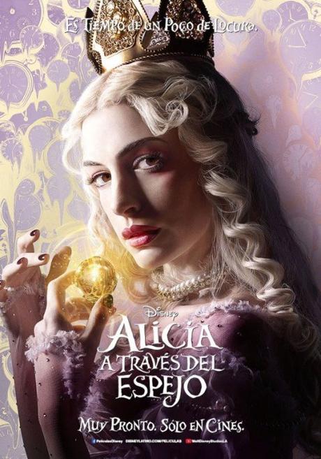 Nuevos afiches de Alicia a Través del Espejo secuela de #AliciaEnElPaísDeLasMaravillas”