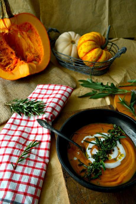 Crema de calabaza, zanahoria y batata: reconfortante y sabrosa